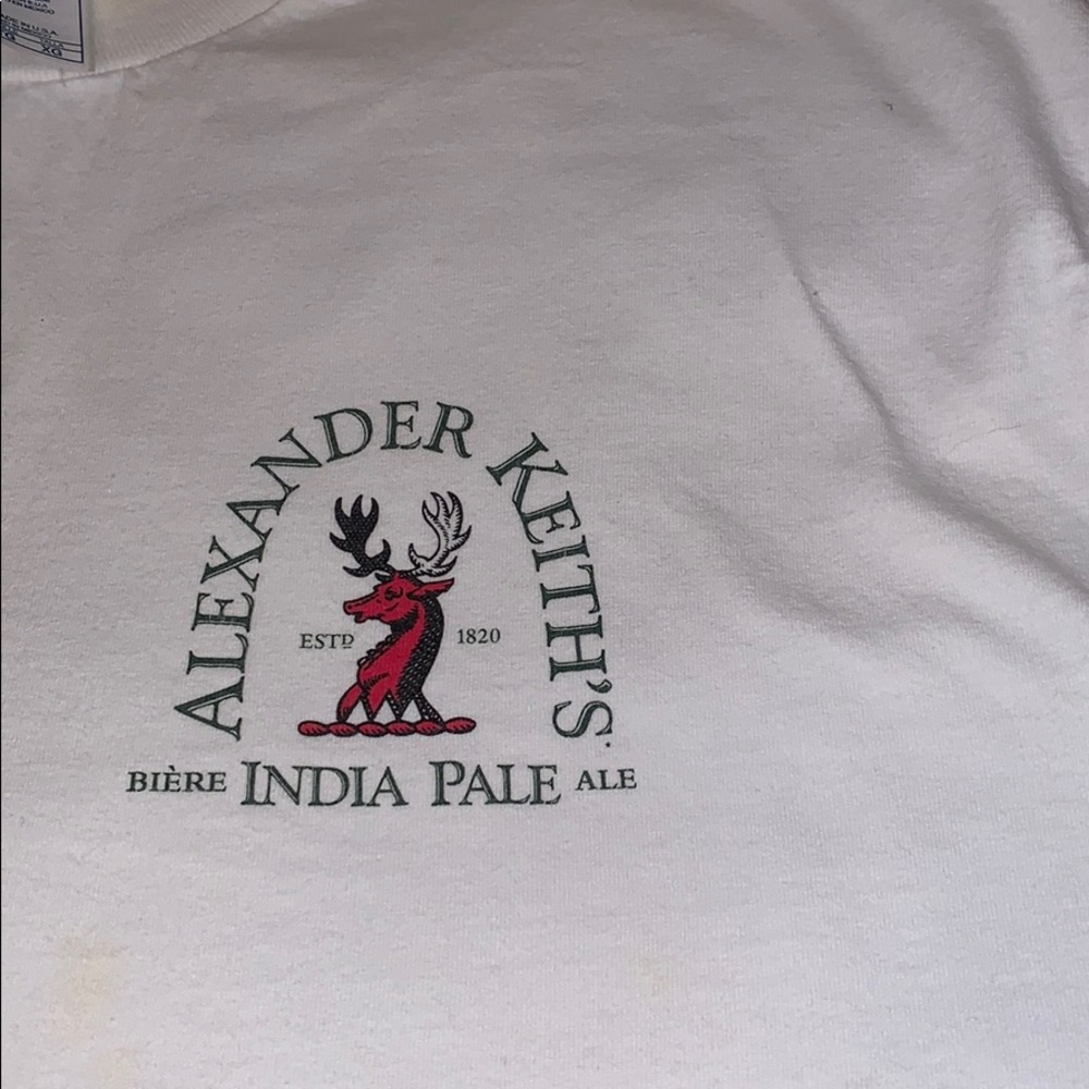 Vintage Alexander Keith’s India pale ale t’shirt